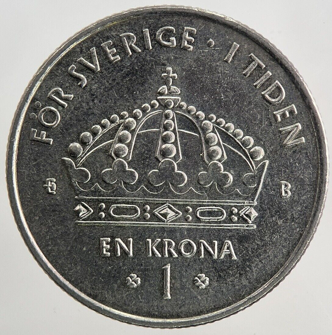 2002 Sweden 1 Krona Coin | Very High Grade