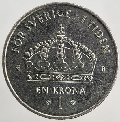2002 Sweden 1 Krona Coin | Very High Grade