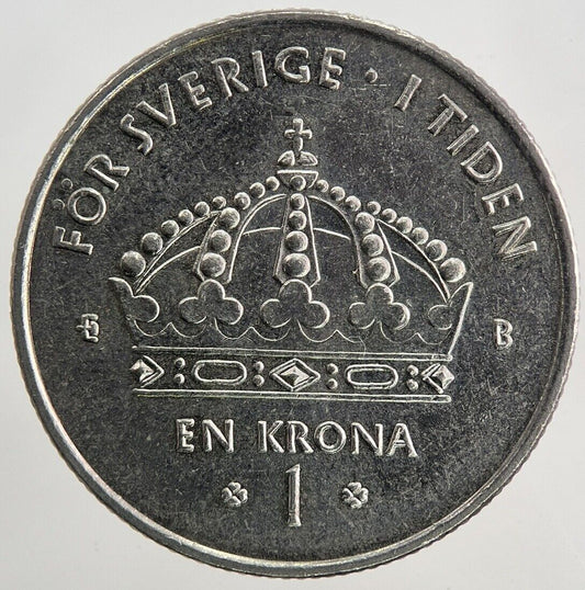 2002 Sweden 1 Krona Coin | Very High Grade