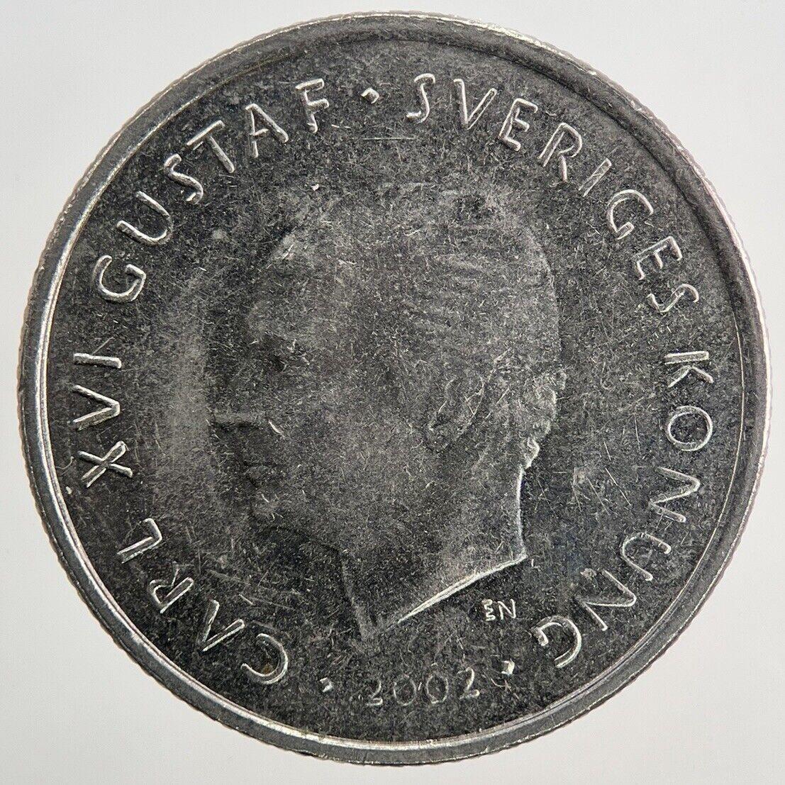 2002 Sweden 1 Krona Coin | Very High Grade