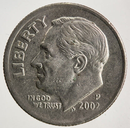 2002 US USA Roosevelt One Dime Coin | Fine Collectable Grade