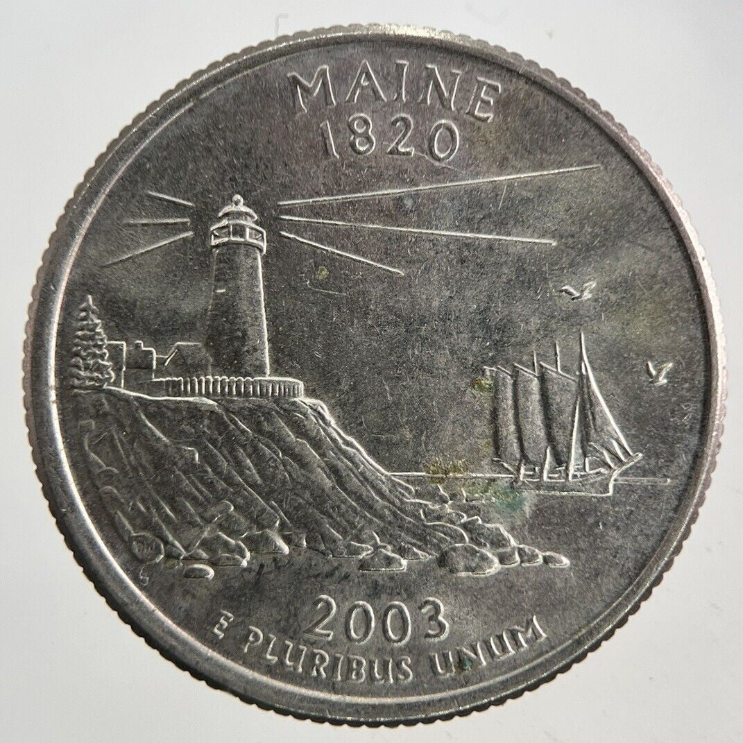 2003 US USA Quarter Dollar Coin | Fine Collectable Grade