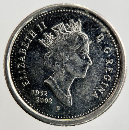 2002 Canada 10 Cents Coin | Fine Collectable Grade