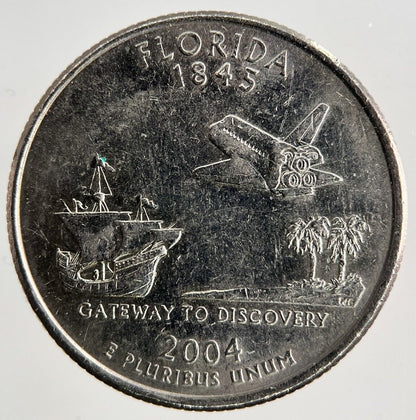 2004 US USA Quarter Dollar Coin | Fine Collectable Grade