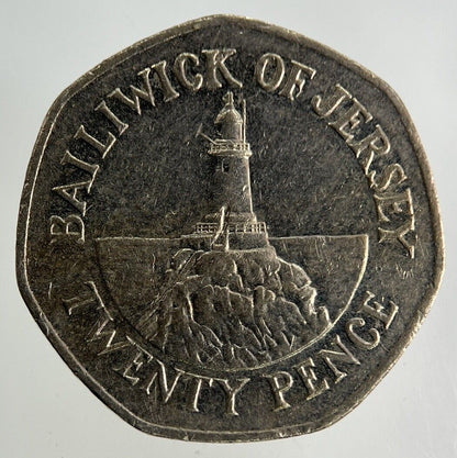 2005 Jersey 20p Twenty-Pence Coin | Fine Collectable Grade
