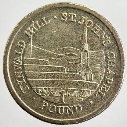 2008 Isle of Man £1 One Pound Coin | Collectable Grade | a4790