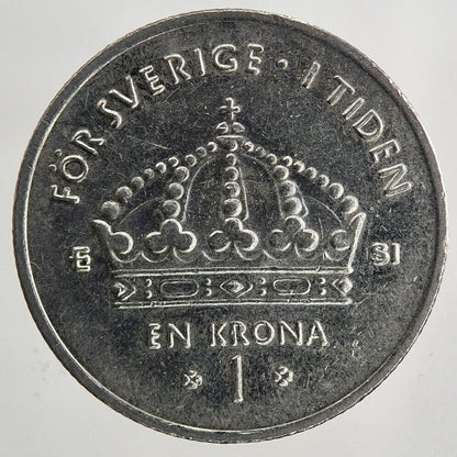 2007 Sweden 1 Krona Coin | Very High Grade