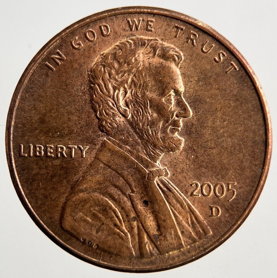 2005-D US USA Lincoln One Cent Coin | Very High Grade