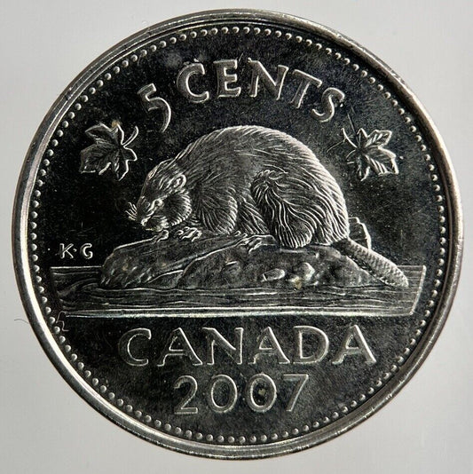 2007 Canada 5 Cents Coin | Fine Collectable Grade