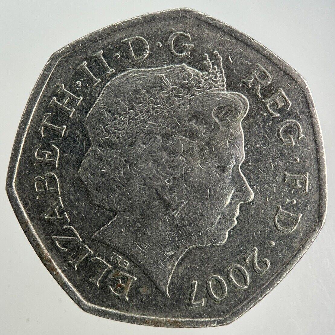 2007 Elizabeth II 2nd Be Prepared 50p Fifty-Pence Coin | Collectable Grade