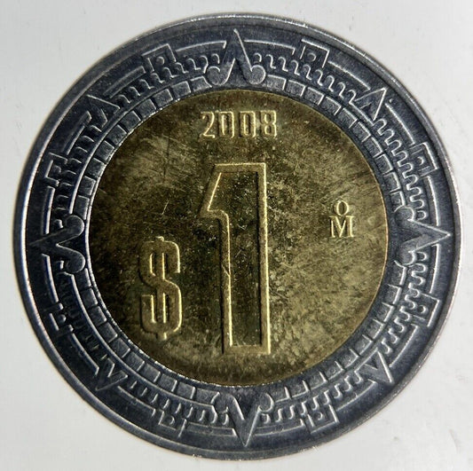2008 Mexico 1 Peso Coin | Very High Grade