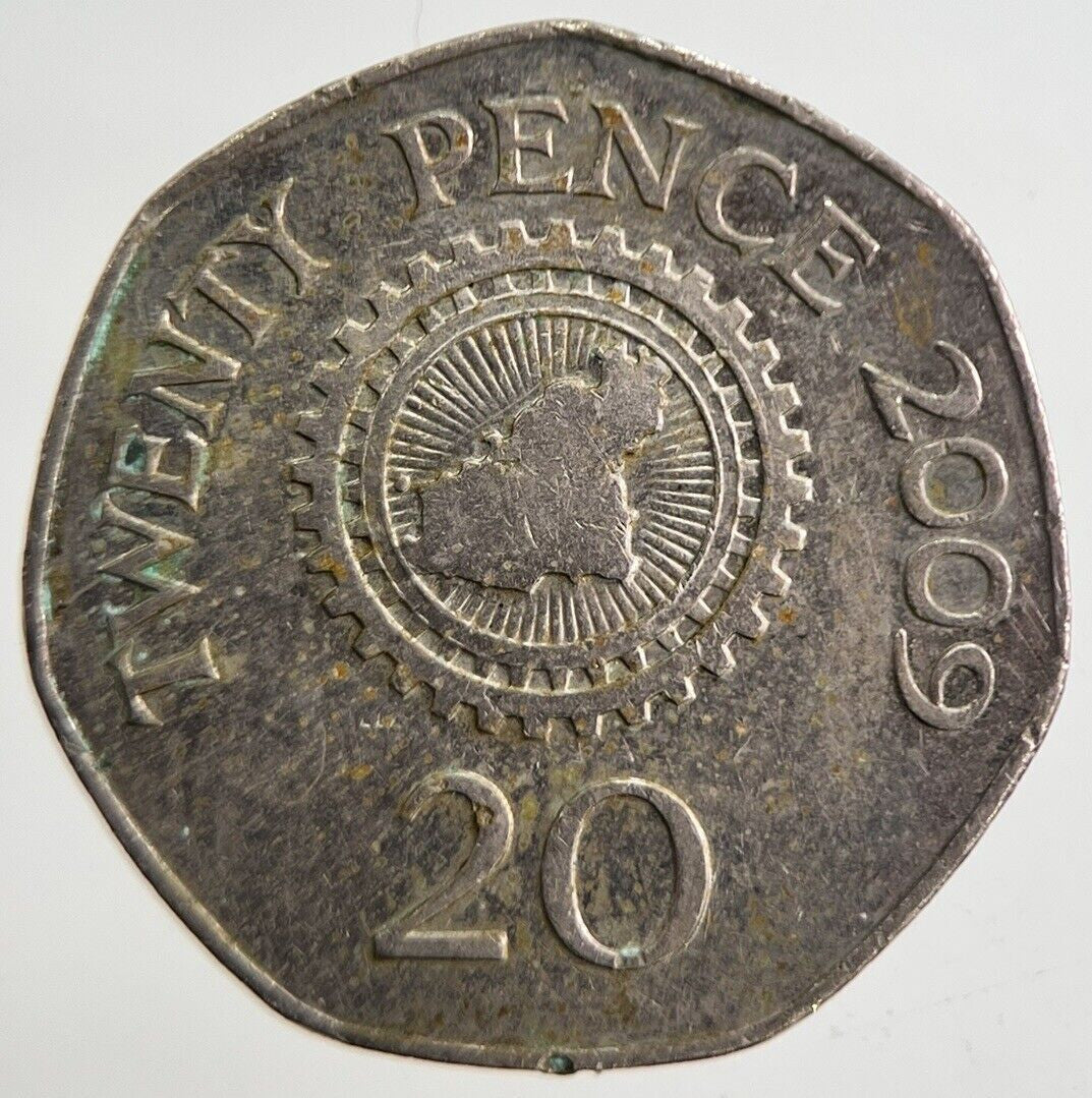 2009 Jersey 20p Twenty Pence Coin | Very High Grade | a4901