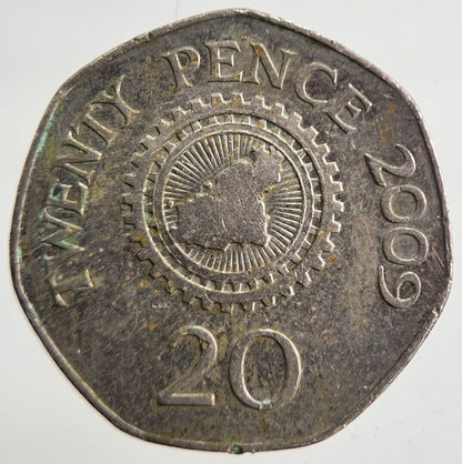2009 Jersey 20p Twenty Pence Coin | Very High Grade | a4901