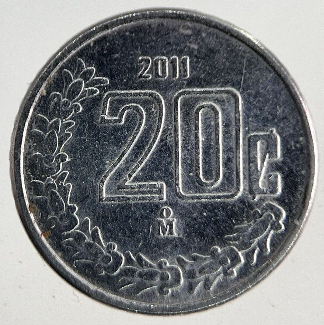 2011 Mexico 20 Centavos Coin | Fine Collectable Grade