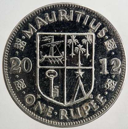 2012 Mauritius One Rupee Coin | Very High Grade | a6720