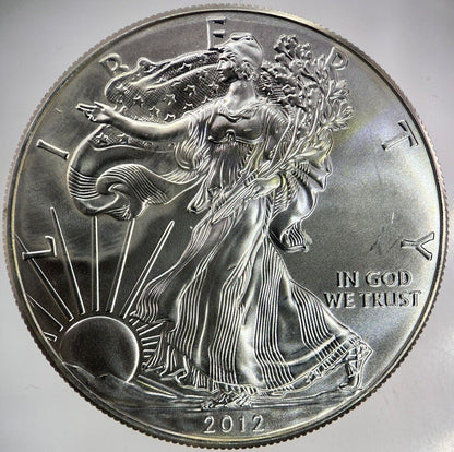 2012 American Silver Eagle 1oz Silver Coin | Very High Grade