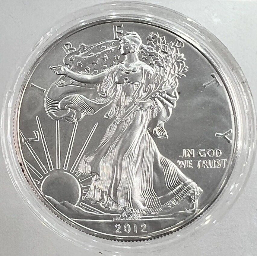 2012 American Silver Eagle 1oz Silver Coin | Comes In Capsule | a4704