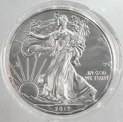 2012 American Silver Eagle 1oz Silver Coin | Comes In Capsule | a4704