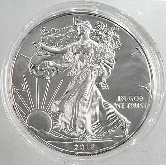 2012 American Silver Eagle 1oz Silver Coin | Comes In Capsule | a4704