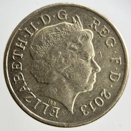 2013 Elizabeth II 2nd £1 One Pound Coin | Fine Collectable Grade