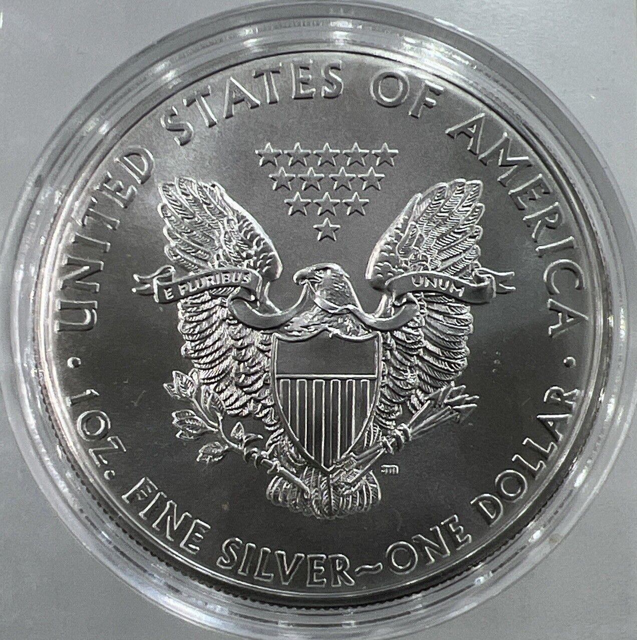 2014 American Eagle 1oz Silver Coin | Comes in Capsule | a3853