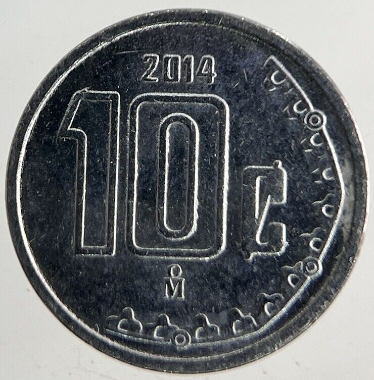 2014 Mexico 10 Centavos Coin | Fine Collectable Grade