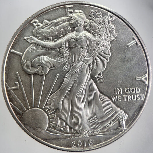 2016 American Silver Eagle Silver Coin | Very High Grade | a4802