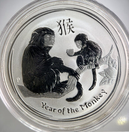 2016 Perth Mint Year Of The Monkey 1oz Silver Coin | Comes In Capsule | a2429