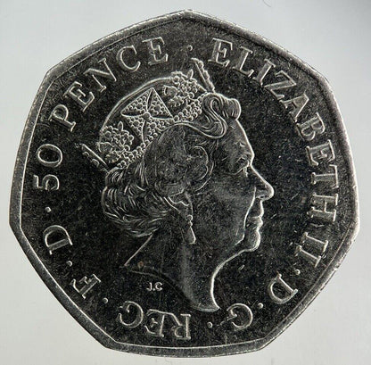 2016 Elizabeth II 2nd Hastings 50p Fifty-Pence Coin | Collectable Grade