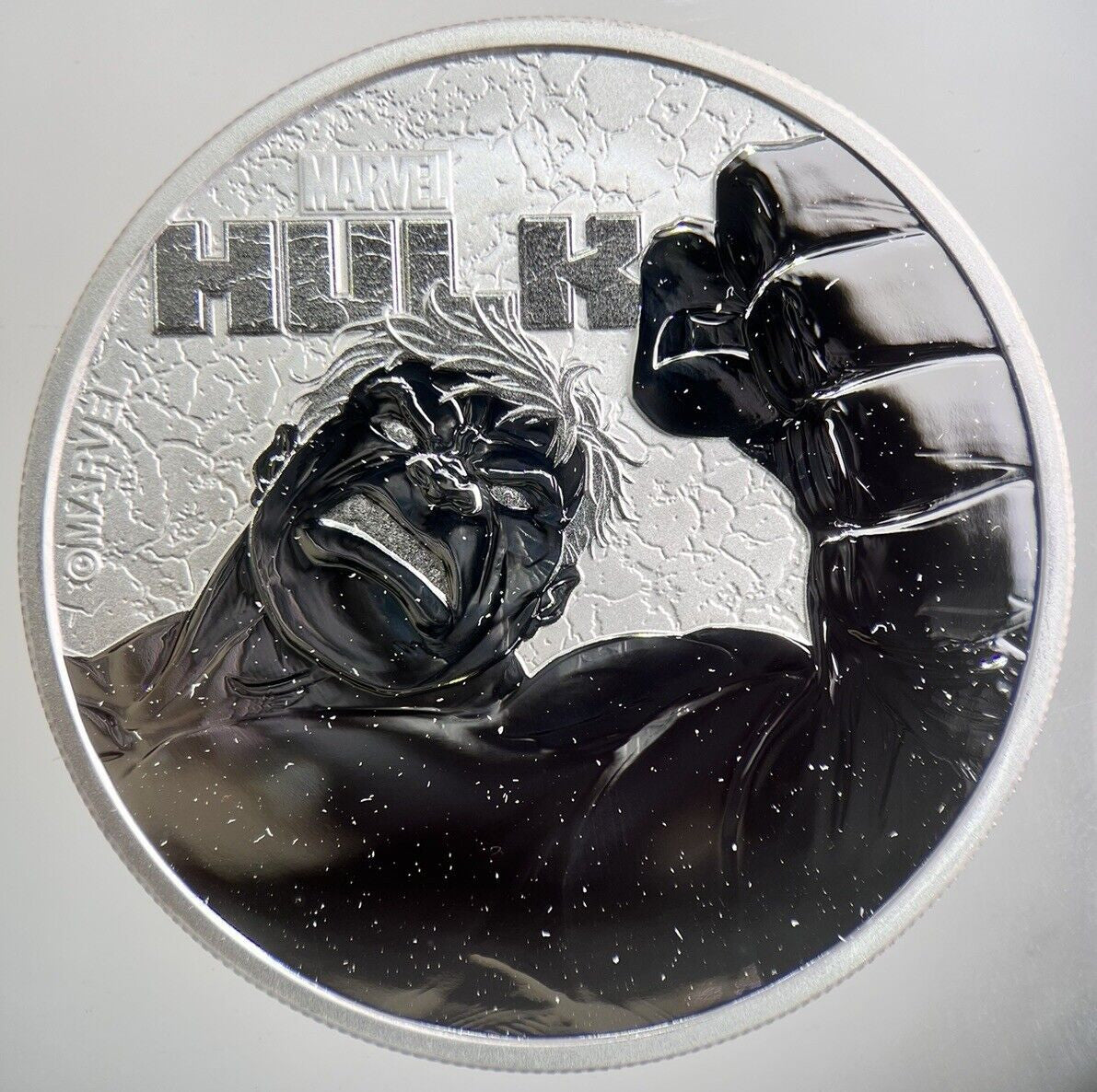 2019 Hulk Marvel Series Perth Mint 1oz Silver Coin | Very High Grade | a1363