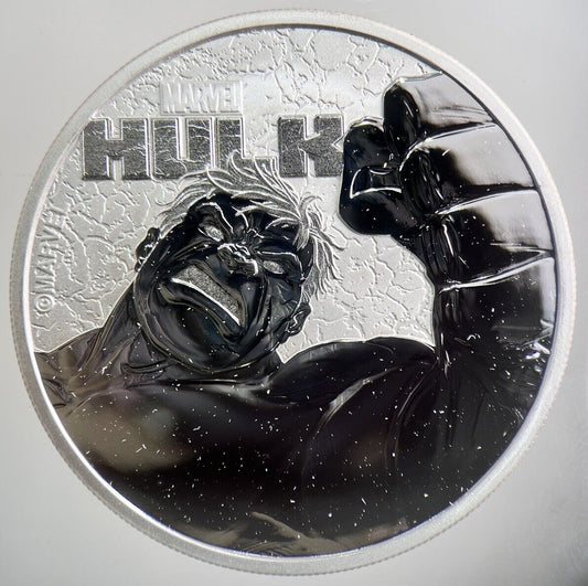 2019 Hulk Marvel Series Perth Mint 1oz Silver Coin | Very High Grade | a1363