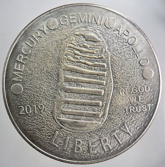 2019 US Apollo Space 50th Anniversary 1oz Silver Coin | Very High Grade | a3041