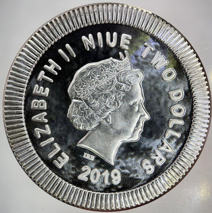 2019 New Zealand Owl 1oz Silver Coin | Very High Grade