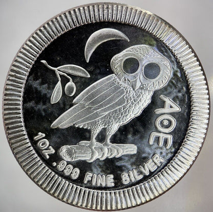 2019 New Zealand Owl 1oz Silver Coin | Very High Grade