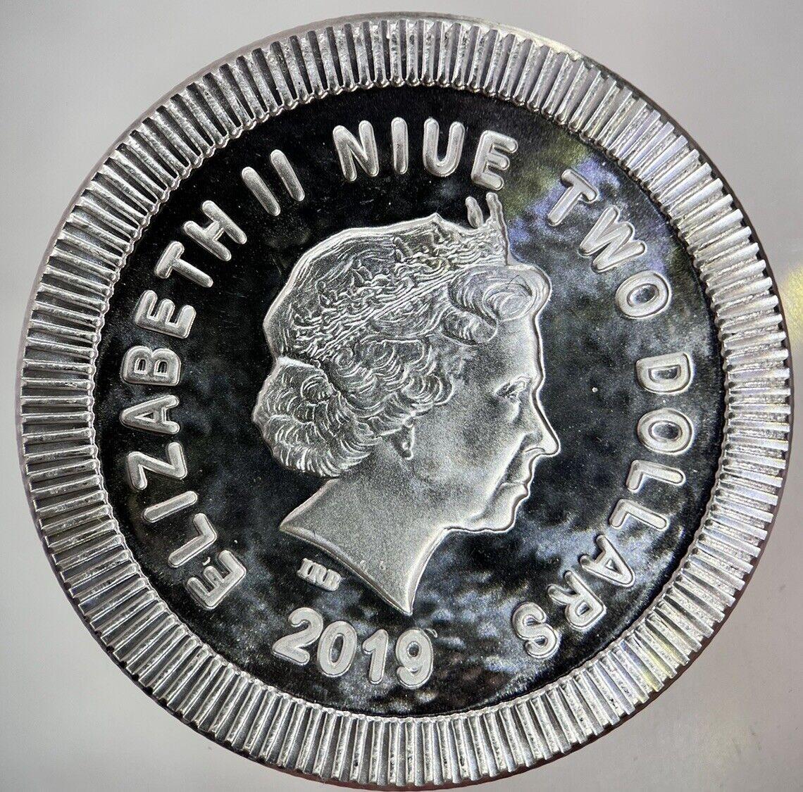 2019 New Zealand Owl 1oz Silver Coin | Very High Grade