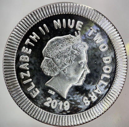 2019 New Zealand Owl 1oz Silver Coin | Very High Grade