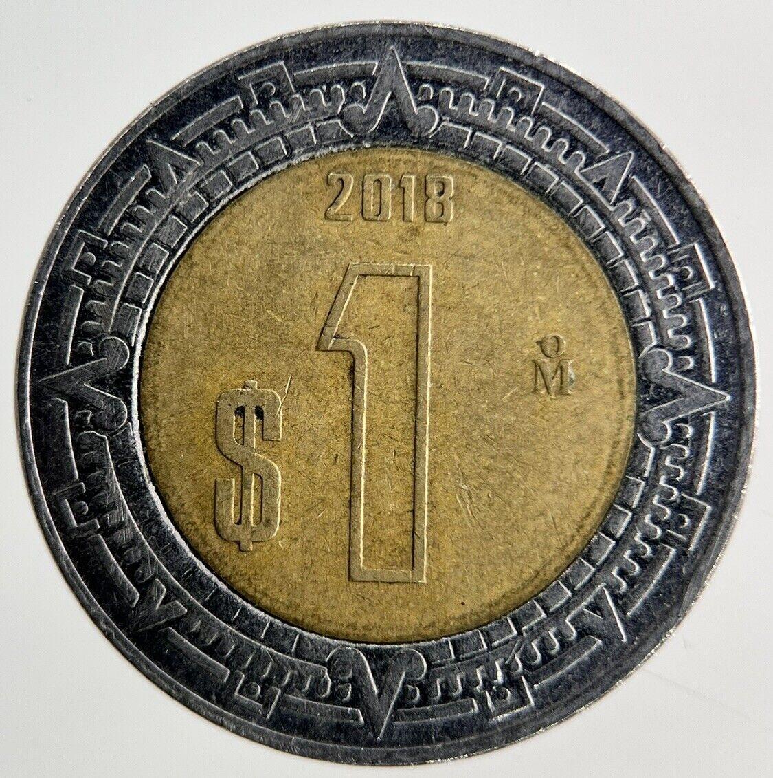 2018 Mexico 1 Peso Coin | Fine Collectable Grade