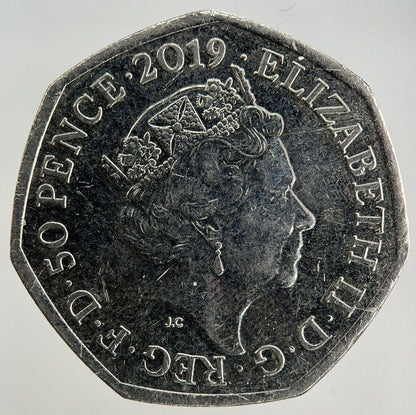 2019 Elizabeth II 2nd Paddington Bear 50p Fifty-Pence Coin | Collectable Grade