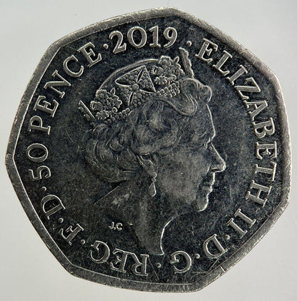 2019 Elizabeth II 2nd Paddington Bear 50p Fifty-Pence Coin | Collectable Grade
