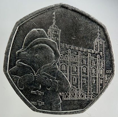2019 Elizabeth II 2nd Paddington Bear 50p Fifty-Pence Coin | Collectable Grade