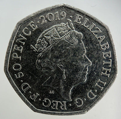 2019 Elizabeth II 2nd Paddington Bear 50p Fifty-Pence Coin | Collectable Grade
