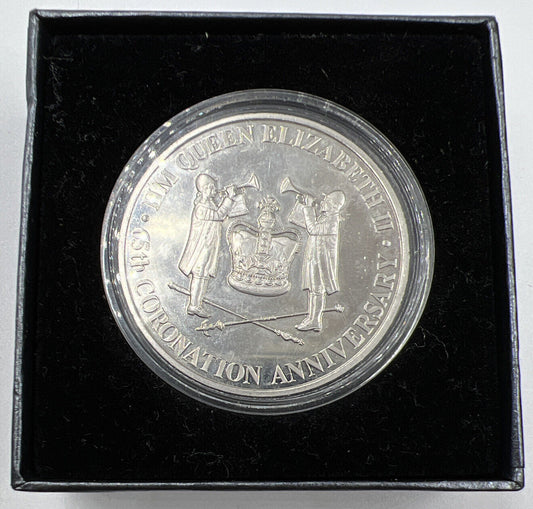 2018 Elizabeth II 65th Coronation Coin in Box | Collectable Grade | a90381