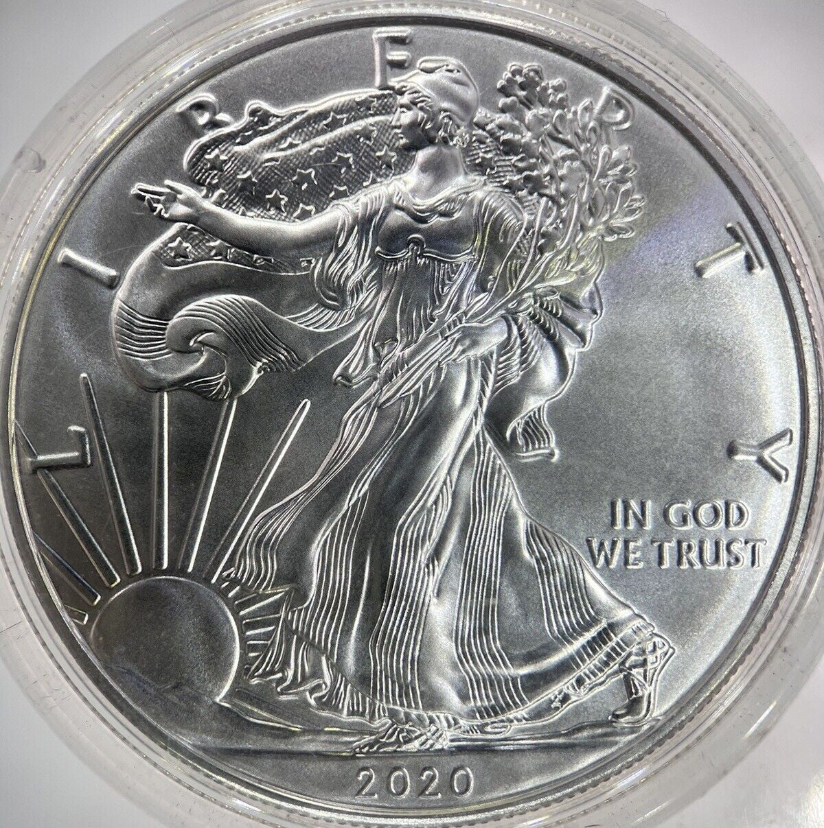 2020 American Silver Eagle 1oz Silver Coin | Comes in Capsule