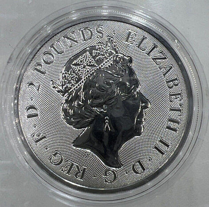 2021 George & The Dragon Royal Mint 1oz Silver Coin | Comes In Capsule a4083