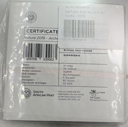 25 Rand Rise Of The Dinosaurs | 1oz Silver Coin | New In Sealed Capsule | a9034