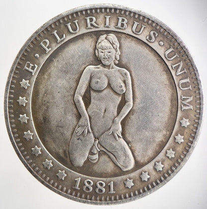 American Morgan Dollar Style Naked Nude Woman Coin | Collectable Grade | a3782