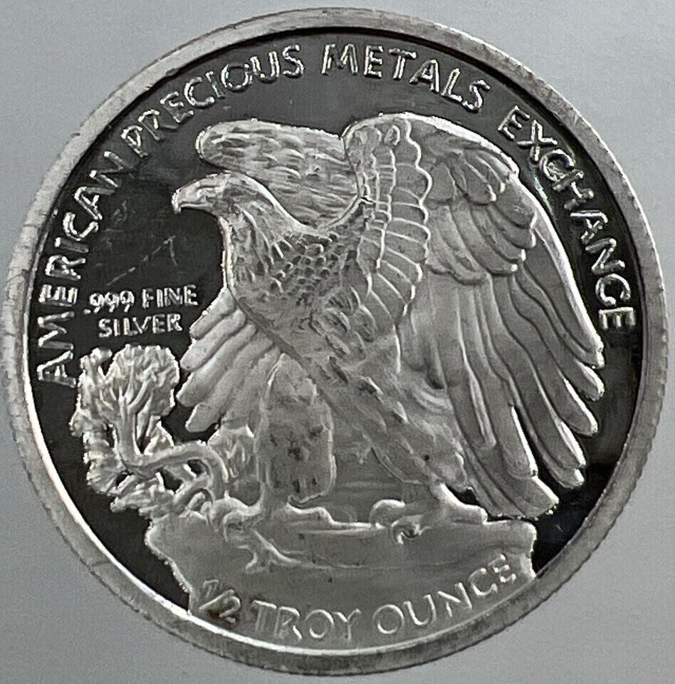 American Precious Metals Exchange 1/2 Half oz Silver Coin | a3966