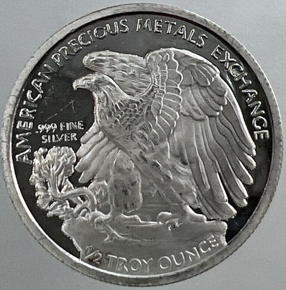 American Precious Metals Exchange 1/2 Half oz Silver Coin | a3966