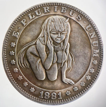 American Morgan Dollar Style Naked Nude Woman Coin | Collectable Grade | a1030