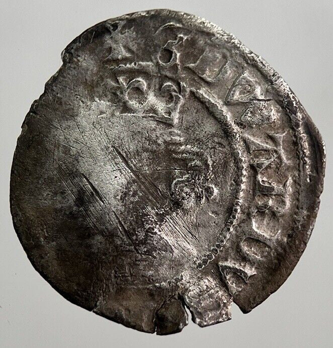 British 1279-1307 Edward I 1st Medieval Hammered Silver Penny Coin | a7981